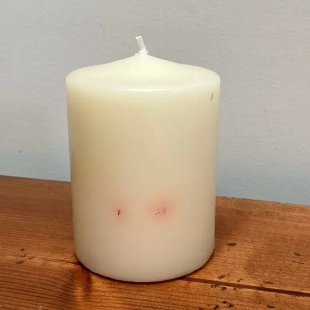 New Cream Colored Candle
